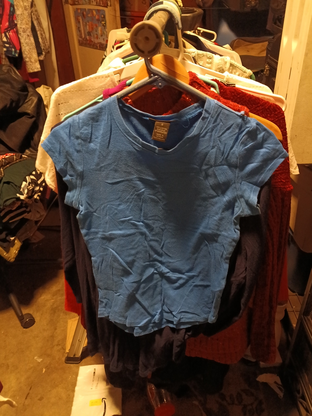 The Limited Bright Blue Short Sleeve Crewneck Tee